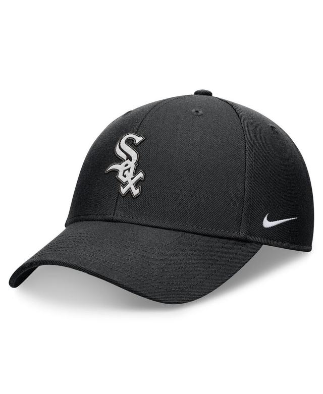 Mens Nike Black Chicago White Sox Evergreen Club Performance Adjustable Hat Product Image