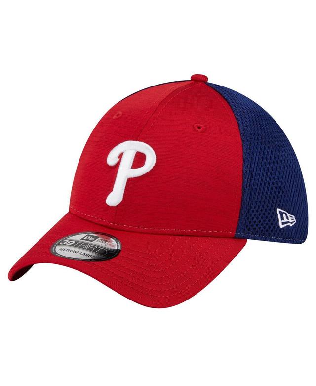 Mens New Era Red Philadelphia Phillies Neo 39THIRTY Flex Hat Product Image