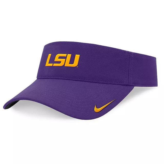 Mens Nike LSU Tigers On-Field Ace Performance Adjustable Visor Product Image