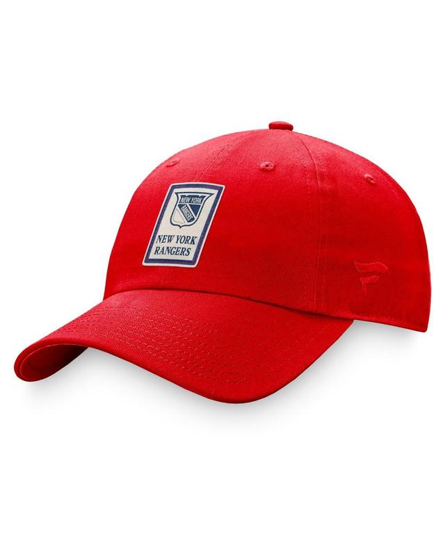 Womens Fanatics Branded Red New York Rangers Heritage Vintage Adjustable Hat Product Image