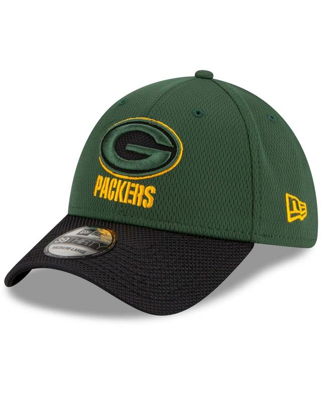 Mens Green Green Bay Packers 2021 Nfl Sideline Road 39THIRTY Flex Hat - Green, Black Product Image