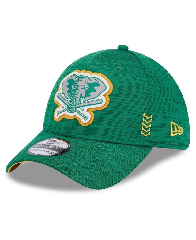 Mens New Era Oakland Athletics 2024 Clubhouse 39THIRTY Flex Fit Hat Product Image