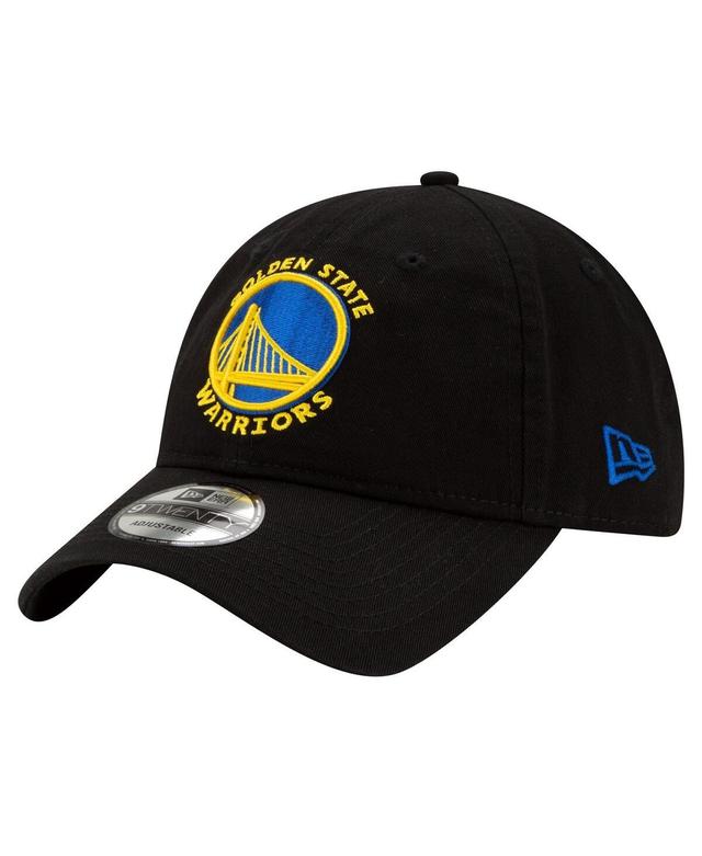 Mens New Era Black Golden State Warriors Team 2.0 9TWENTY Adjustable Hat Product Image