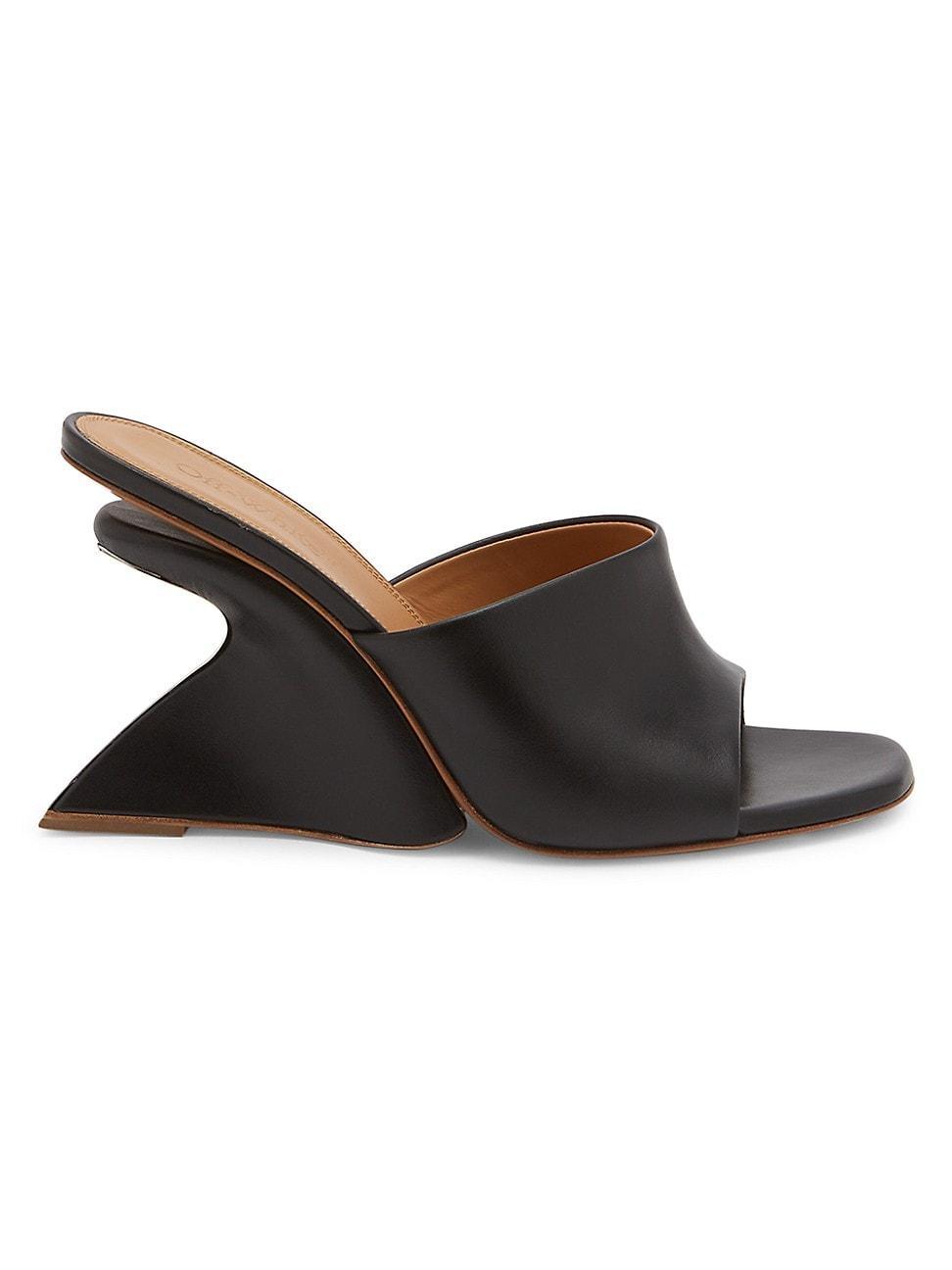 Womens Jug Leather Wedge Mules product image