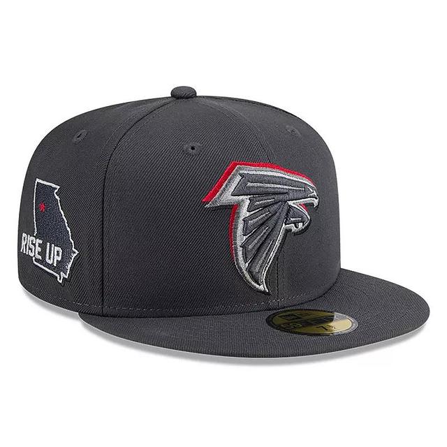 Mens New Era Graphite Atlanta Falcons Official 2024 NFL Draft On Stage 59FIFTY Fitted Hat Product Image