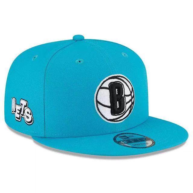 Mens New Era Teal Brooklyn Nets 2023/24 City Edition Alternate 9FIFTY Snapback Adjustable Hat Product Image