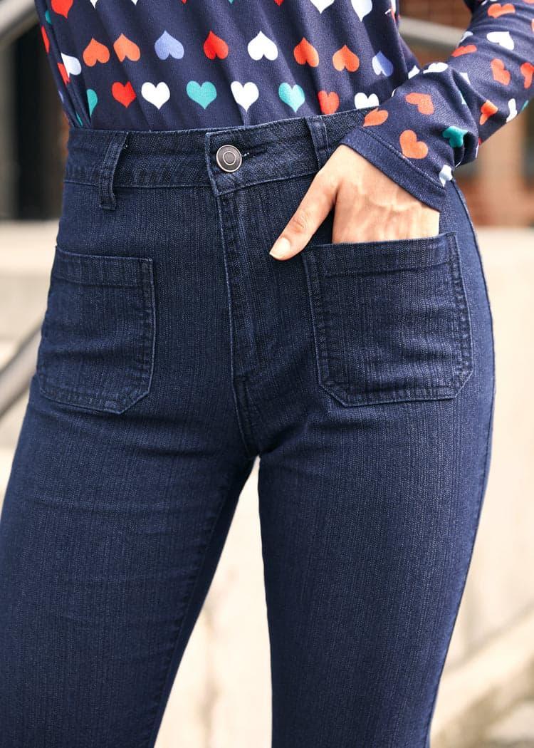 Love and Mariner Flared Jeans Product Image