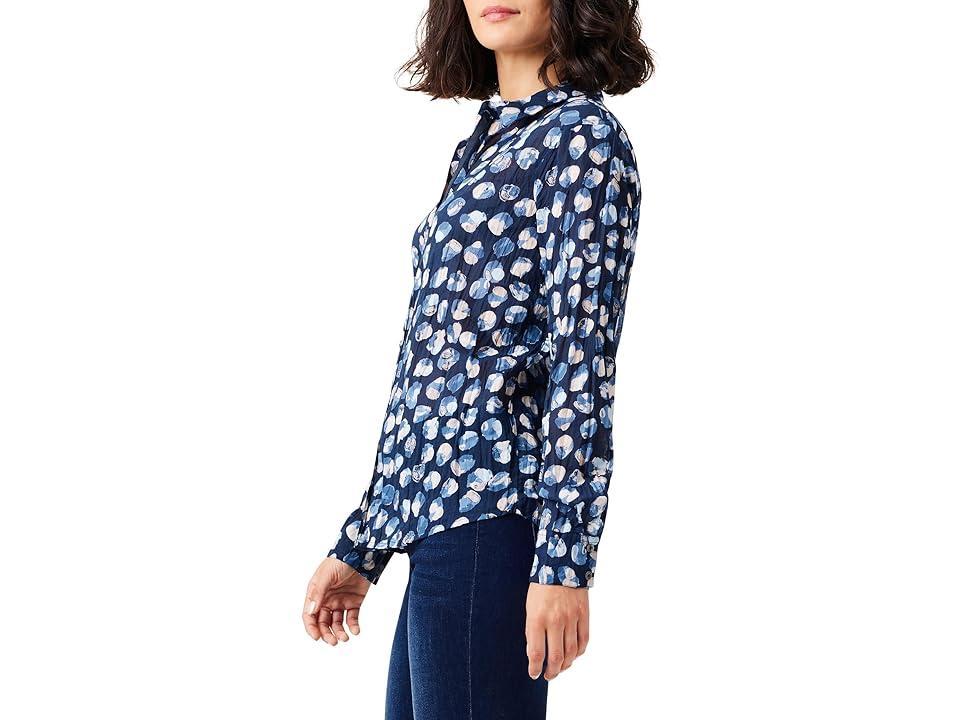 NIC+ZOE Many Moons Crinkle Shirt Multi) Women's Clothing Product Image