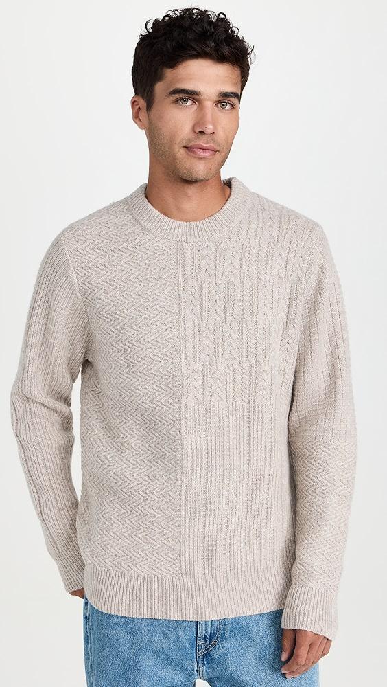 Les Deux Fernando Mixed Stitch Sweater | Shopbop Product Image