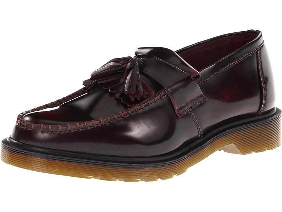 Dr. Martens Adrian (Cherry Red Arcadia) Slip-on Dress Shoes Product Image