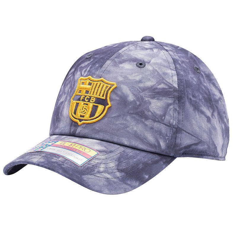 Mens Navy Barcelona Bloom Adjustable Hat Product Image