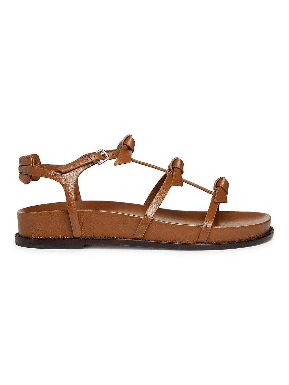 Womens Slim Lolita Leather Sandals Product Image