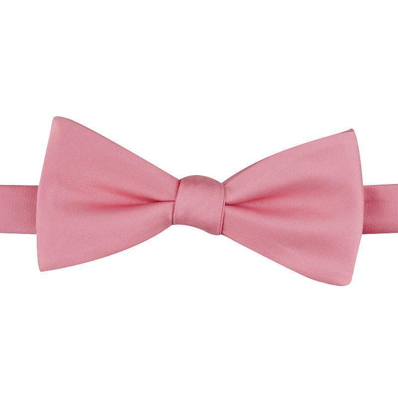 Mens Bespoke Pre-Tied Bow Tie, Pink Product Image