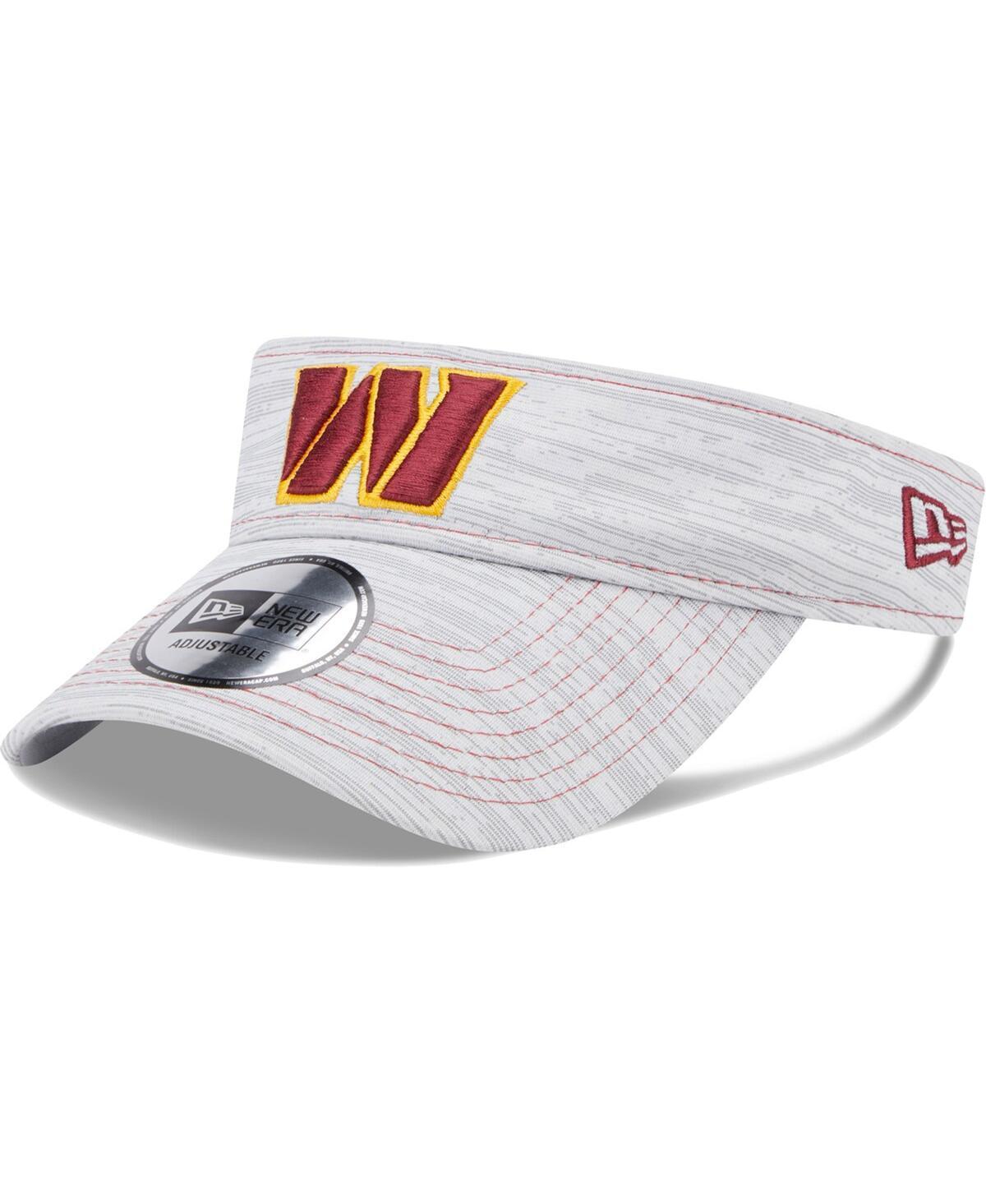 Mens New Era Gray Washington Commanders Adjustable Visor Product Image