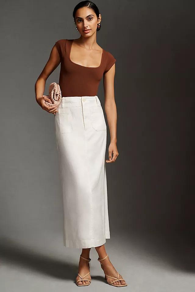 The Colette Maxi Skirt by Maeve: Linen Edition Product Image