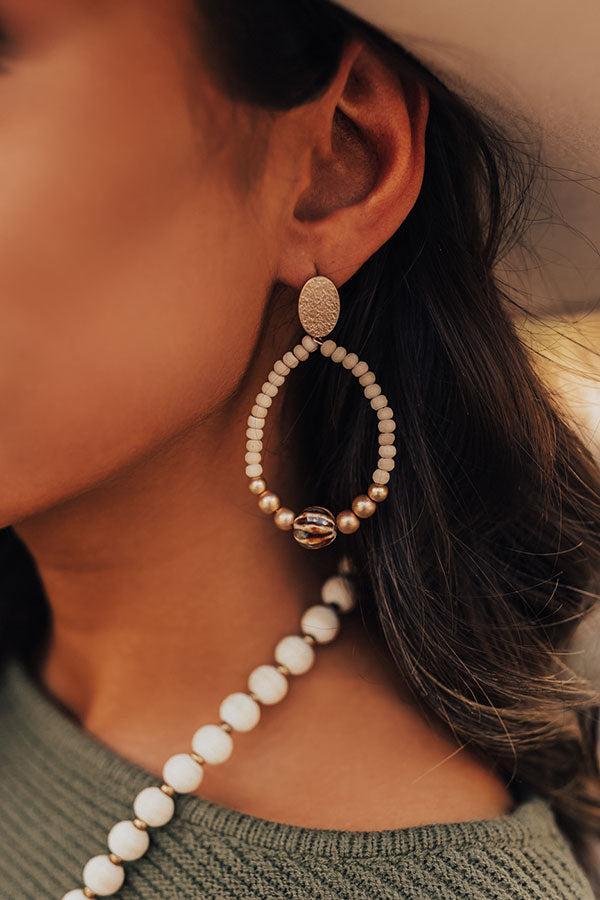 The Abigail Earrings In Natural Product Image