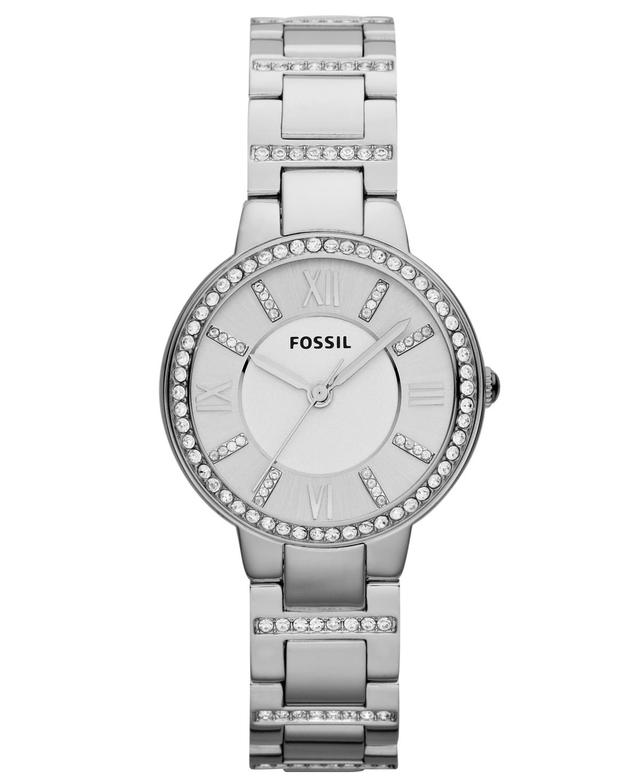 Fossil Womens Virginia Stainless Steel Bracelet Watch 30mm ES3282 Product Image