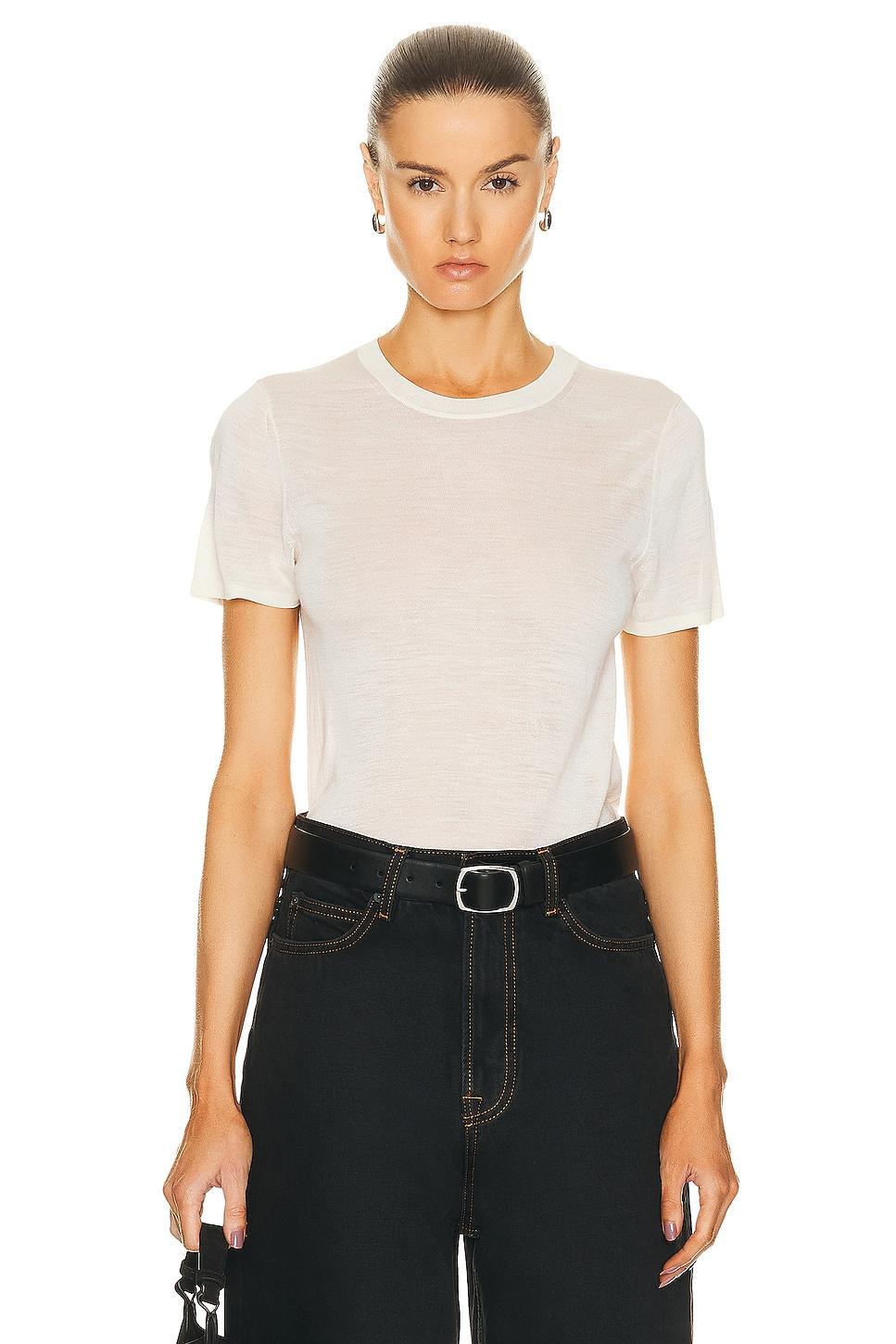 NILI LOTAN Kimena Top Ivory. (also in ). product image