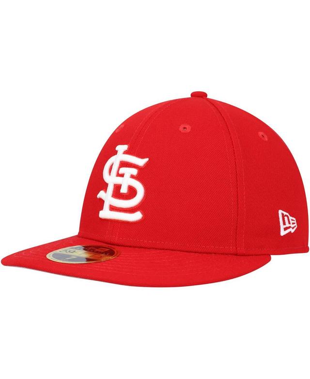 Mens New Era Scarlet St. Louis Cardinals Low Profile 59FIFTY Fitted Hat Product Image