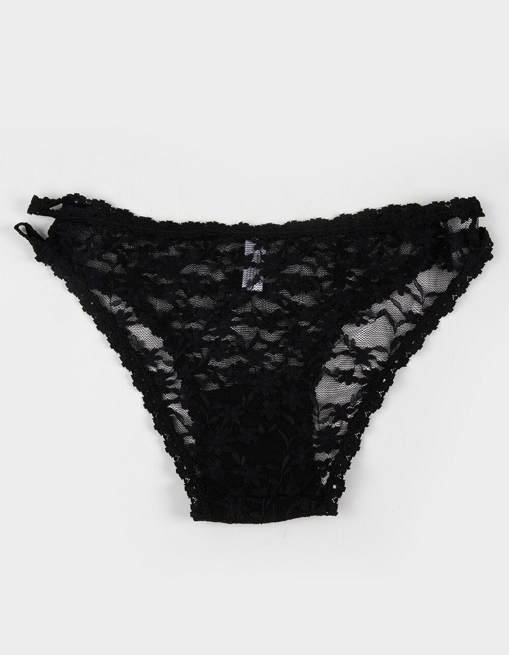 FULL TILT Daisy Lace Trim Cheeky Panties Product Image