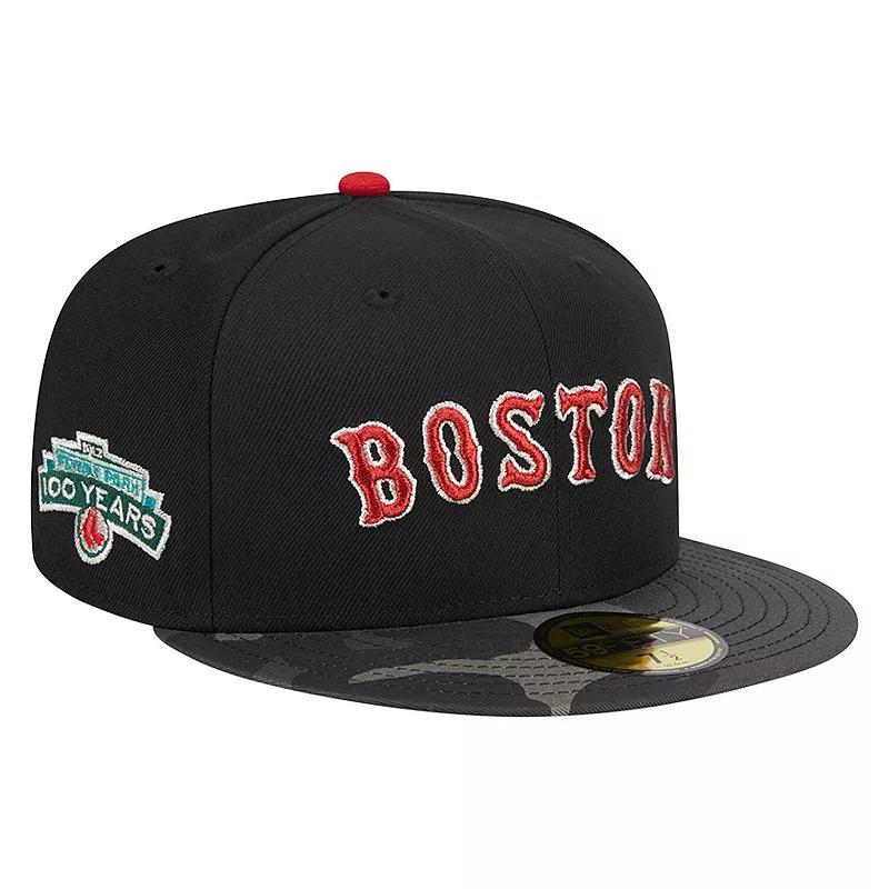 Mens New Era Boston Red Sox Metallic Camo 59FIFTY Fitted Hat Product Image