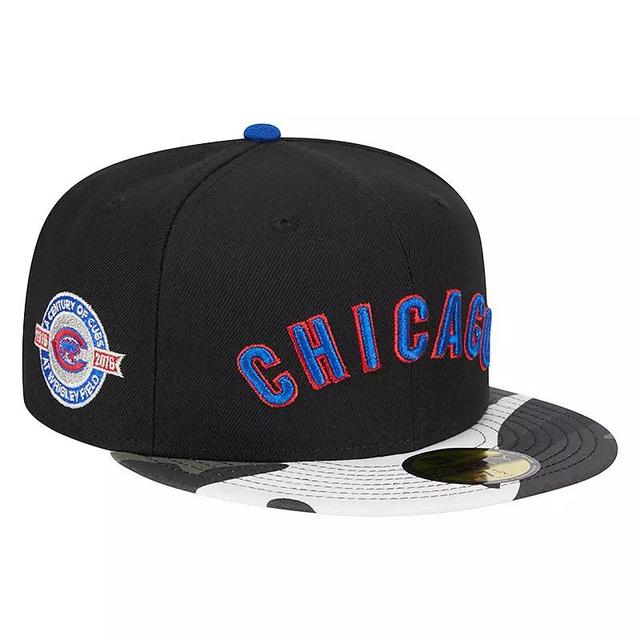 Mens New Era Chicago Cubs Metallic Camo 59FIFTY Fitted Hat Product Image