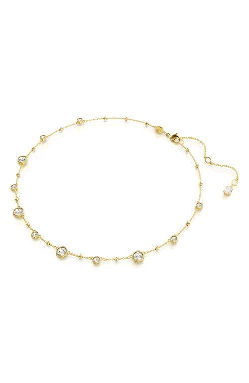 Womens Imber Gold-Plated & Crystal Station Necklace Product Image