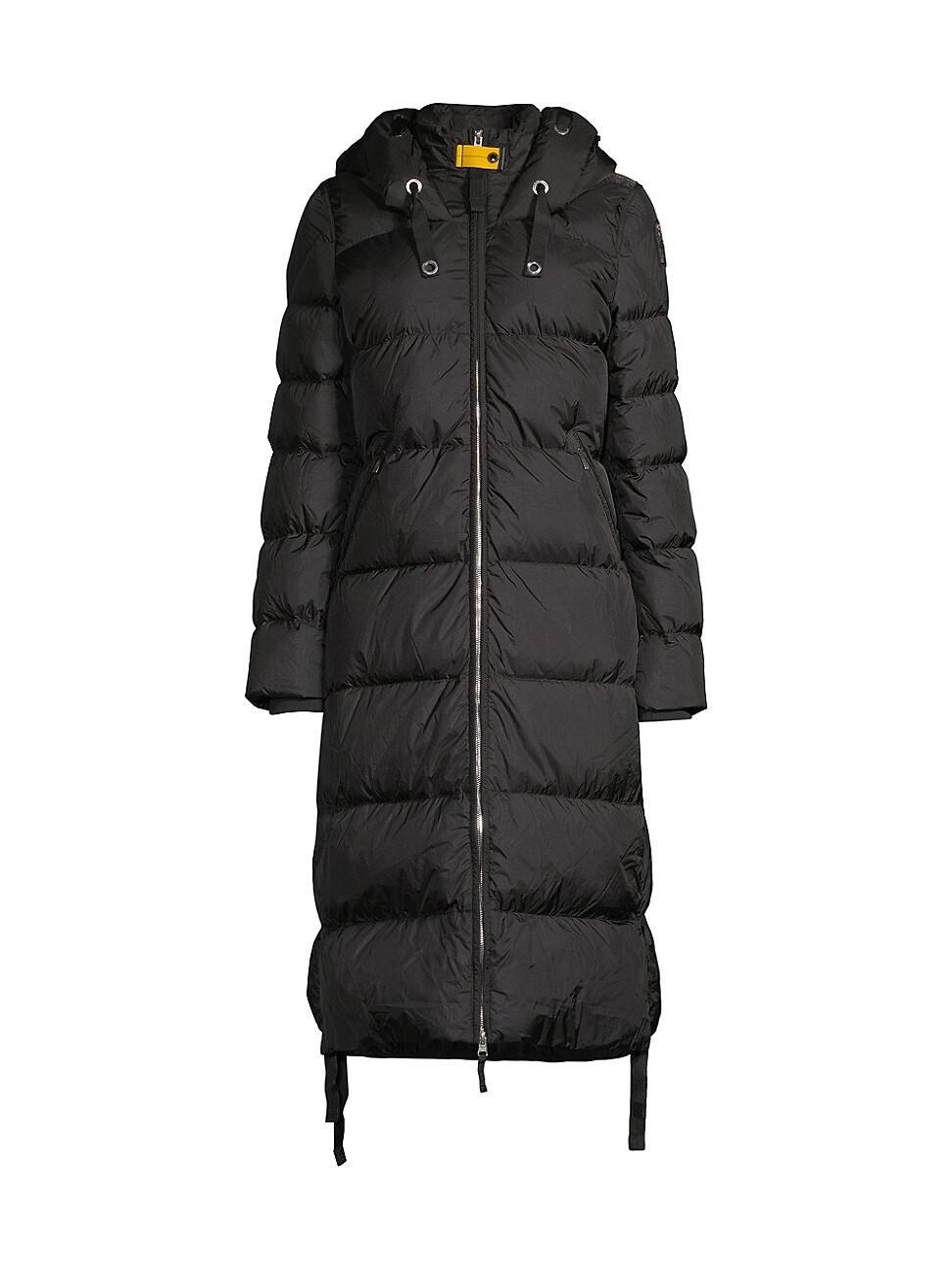 Womens Panda Quilted Long Coat Product Image