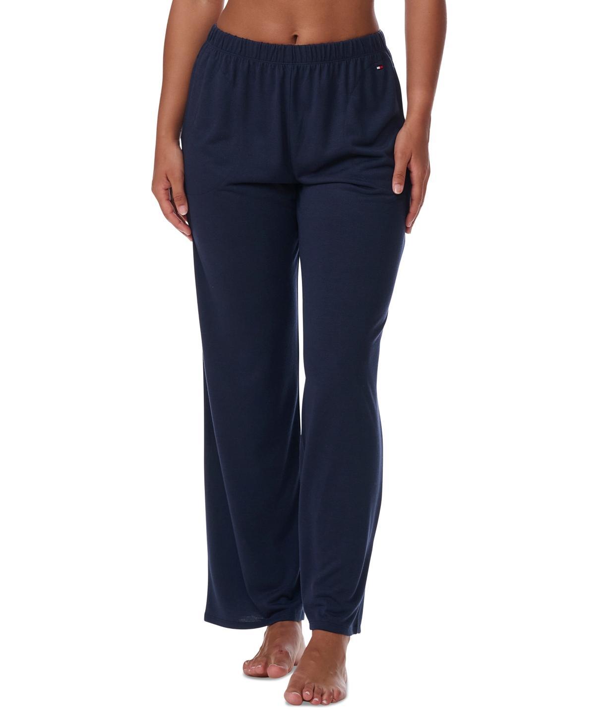 Tommy Hilfiger Womens Elastic-Waist Pajama Pants Product Image