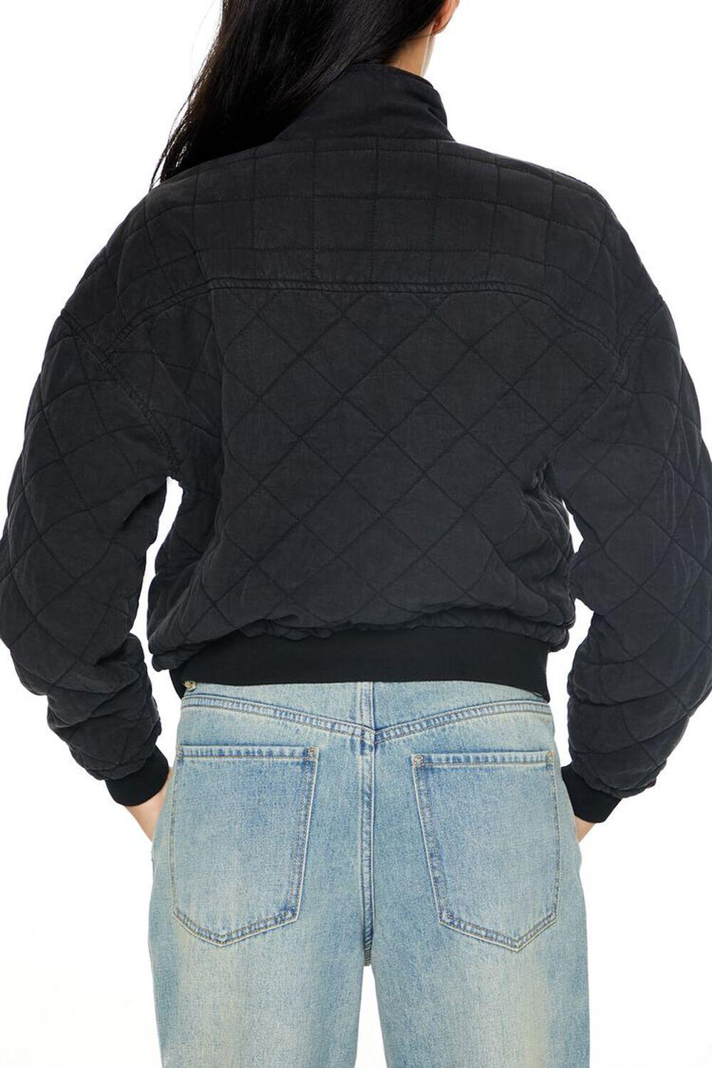 Quilted Zip-Up Bomber Jacket | Forever 21 Product Image