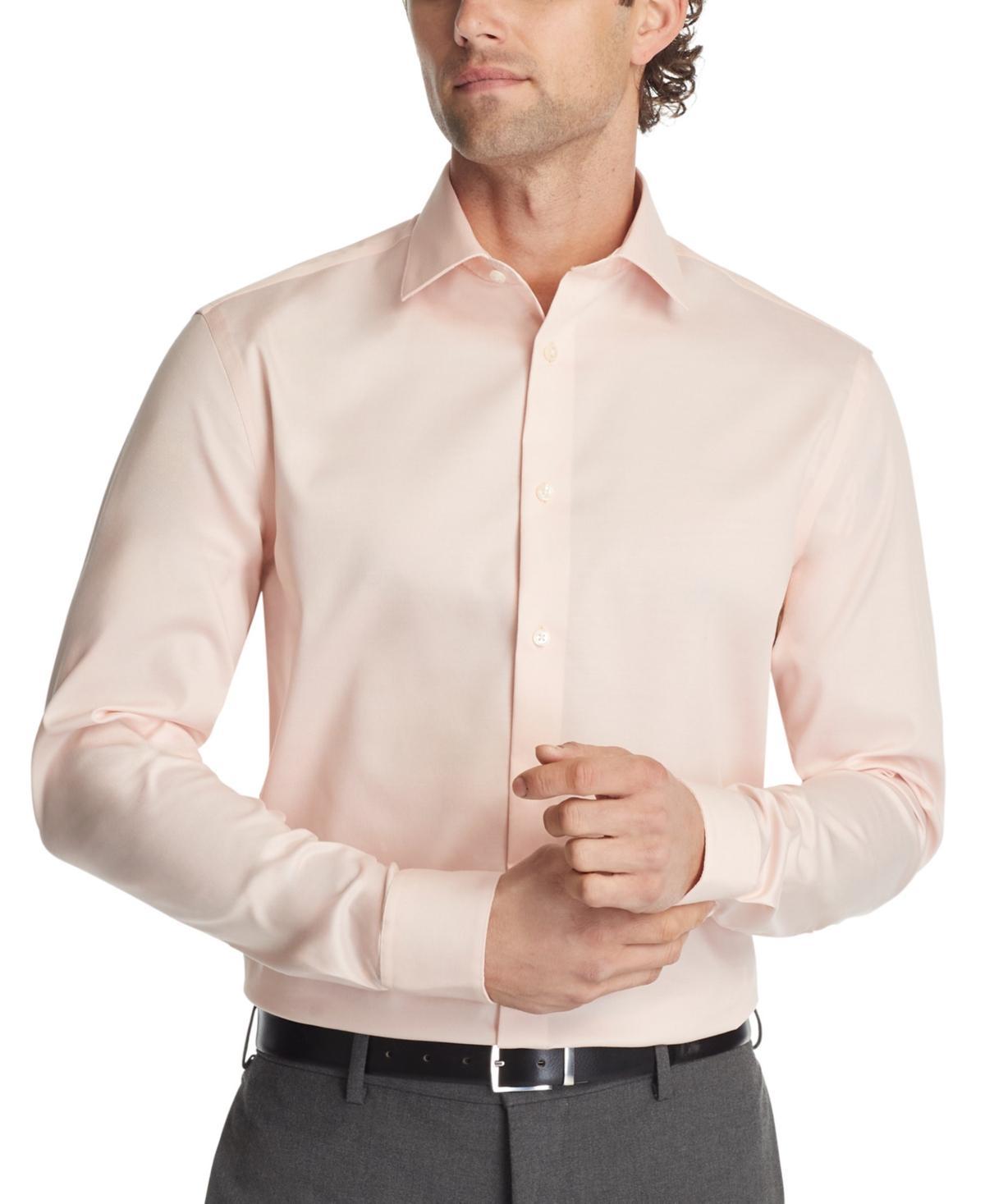 Calvin Klein Mens Steel Plus Regular Fit Modern Pin Cord Dress Shirt Product Image