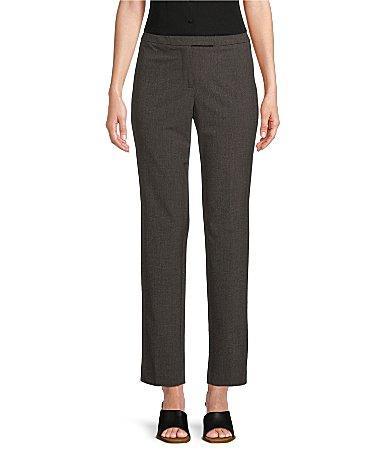 Anne Klein Extended Tab Pleated Tapered Leg Bowie Pants Product Image