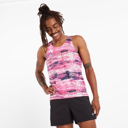 New Balance Men's NYC Marathon Printed Singlet Product Image