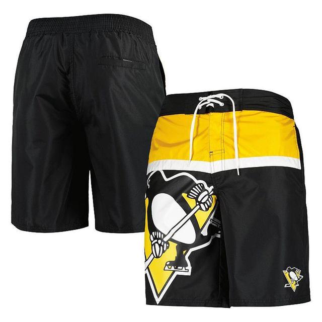 Mens Starter Pittsburgh Penguins Sea Wind Swim Trunks Product Image