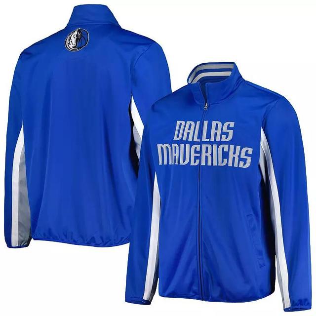 Mens G-III Sports by Carl Banks Dallas Mavericks Contender Wordmark Full-Zip Track Jacket Product Image