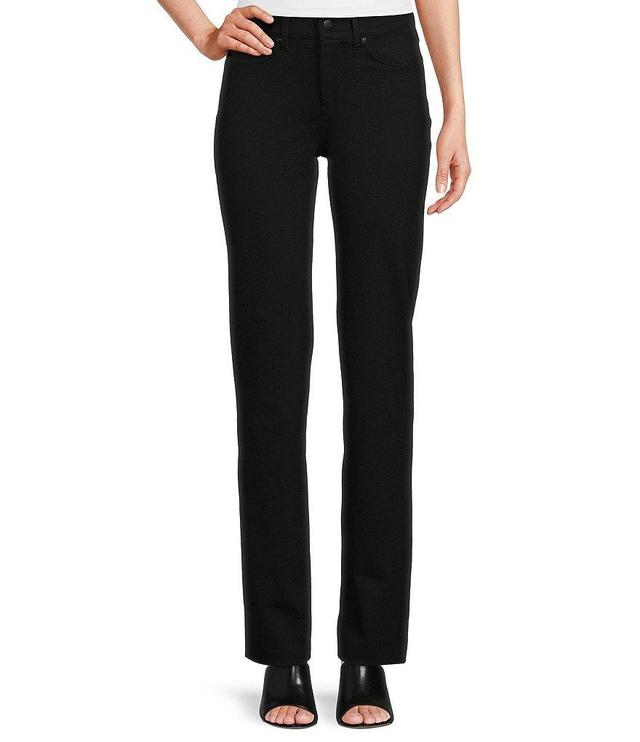 NYDJ Marilyn 5-Pocket Straight Leg Stretch Ponte Pants Product Image