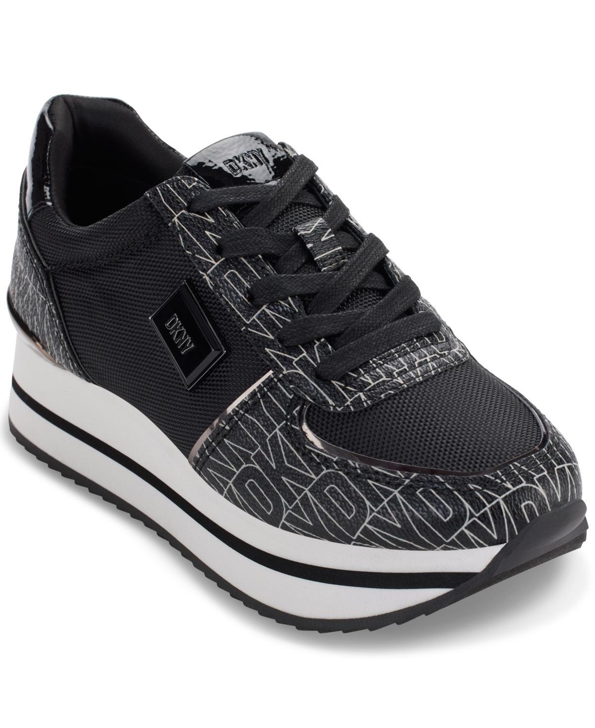 Dkny Womens Davie Lace-Up Platform Sneakers Product Image