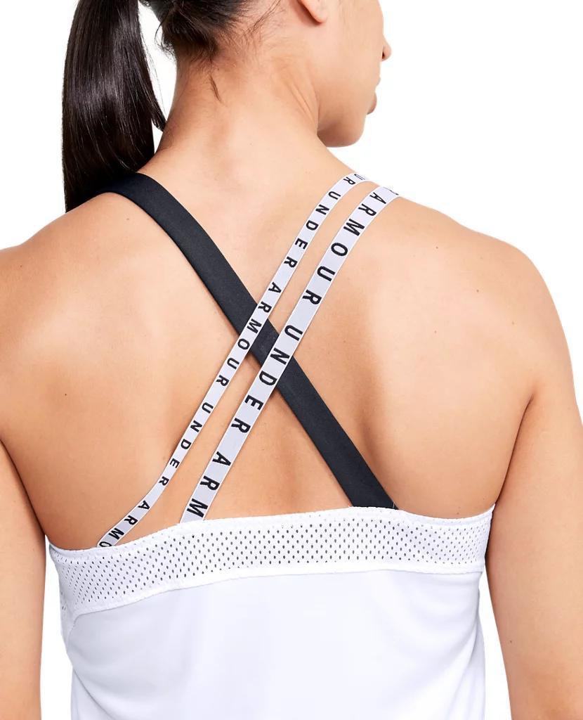 Women's HeatGear® Armour Wordmark Double Strap Tank Product Image