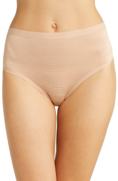 Chantelle Lingerie Stripe High Waist Thong Product Image