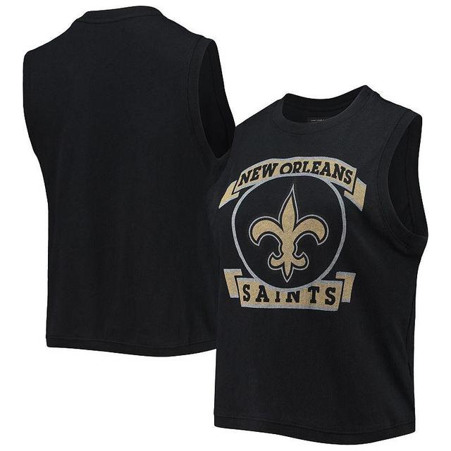 Womens Junk Food New Orleans Saints Rib Ranger Muscle Tank Top Product Image