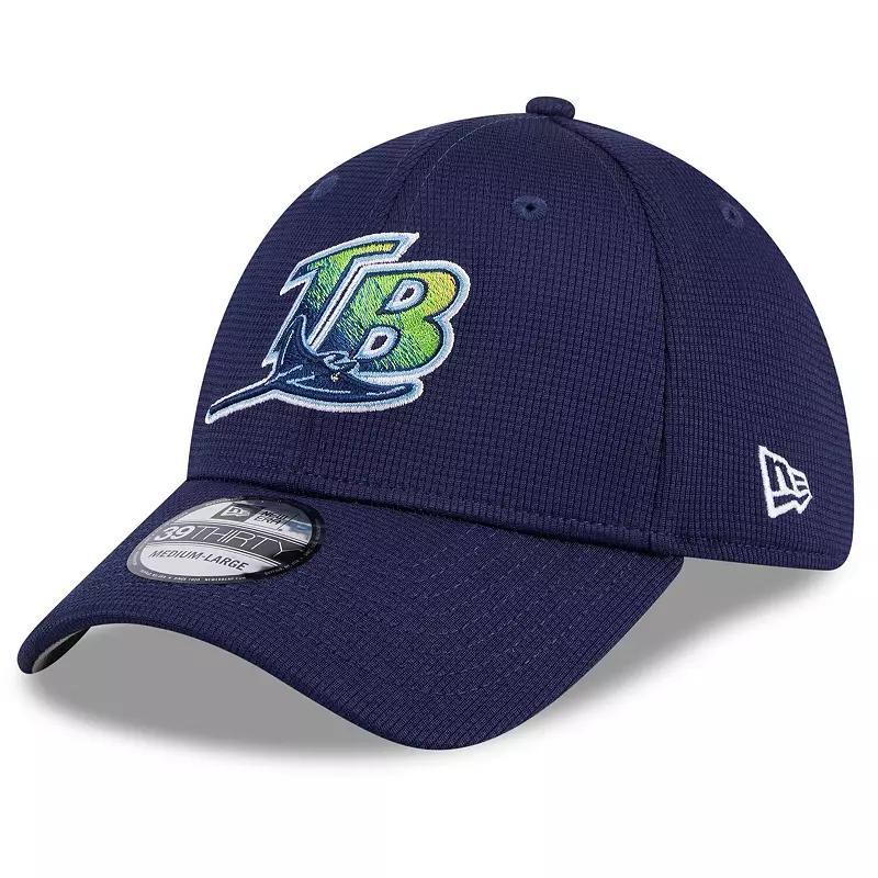 Mens New Era Tampa Bay Rays 2024 Batting Practice 39THIRTY Flex Hat Blue Product Image