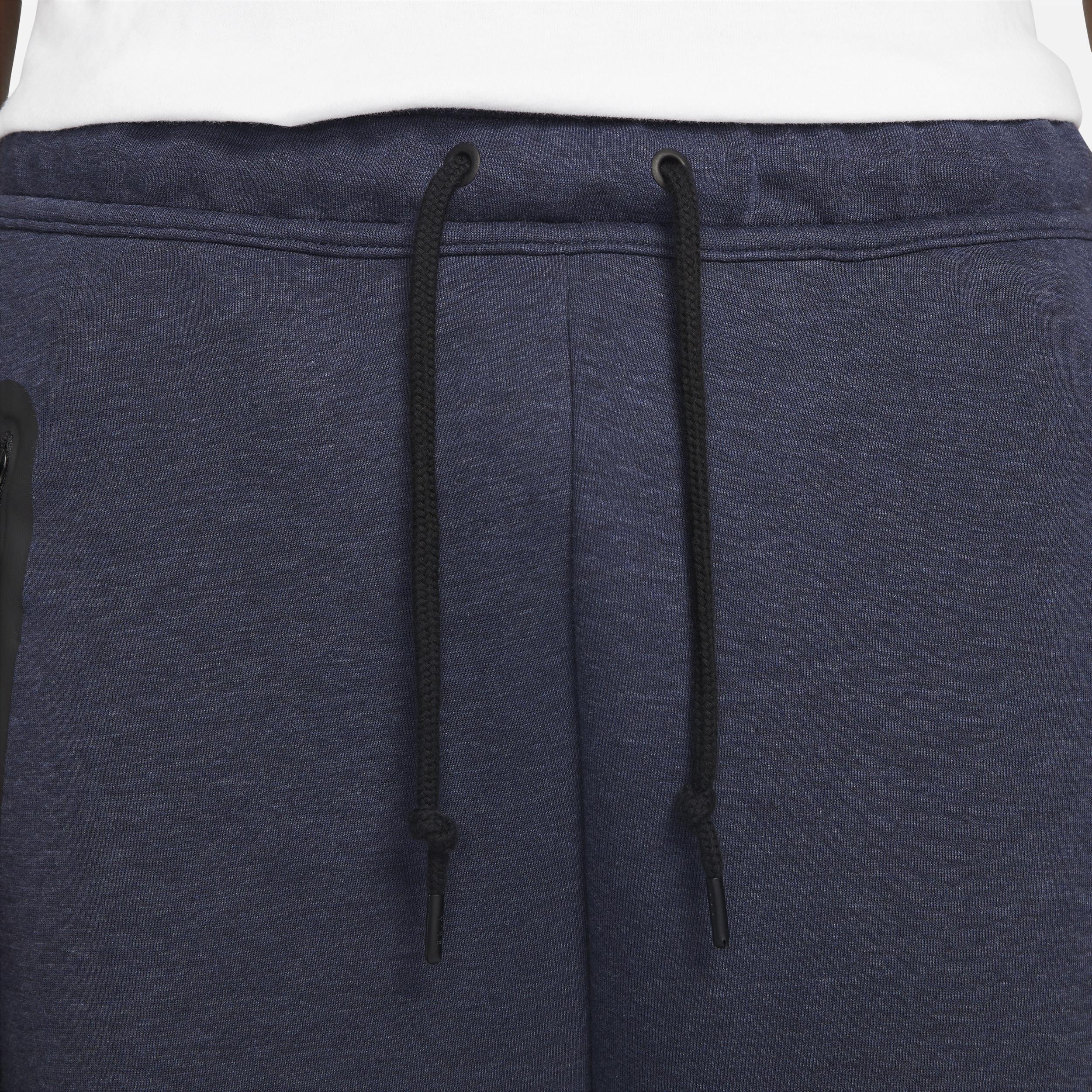 NIKE Tech Fleece Open Hem Pants In Obsidianheather/black Product Image