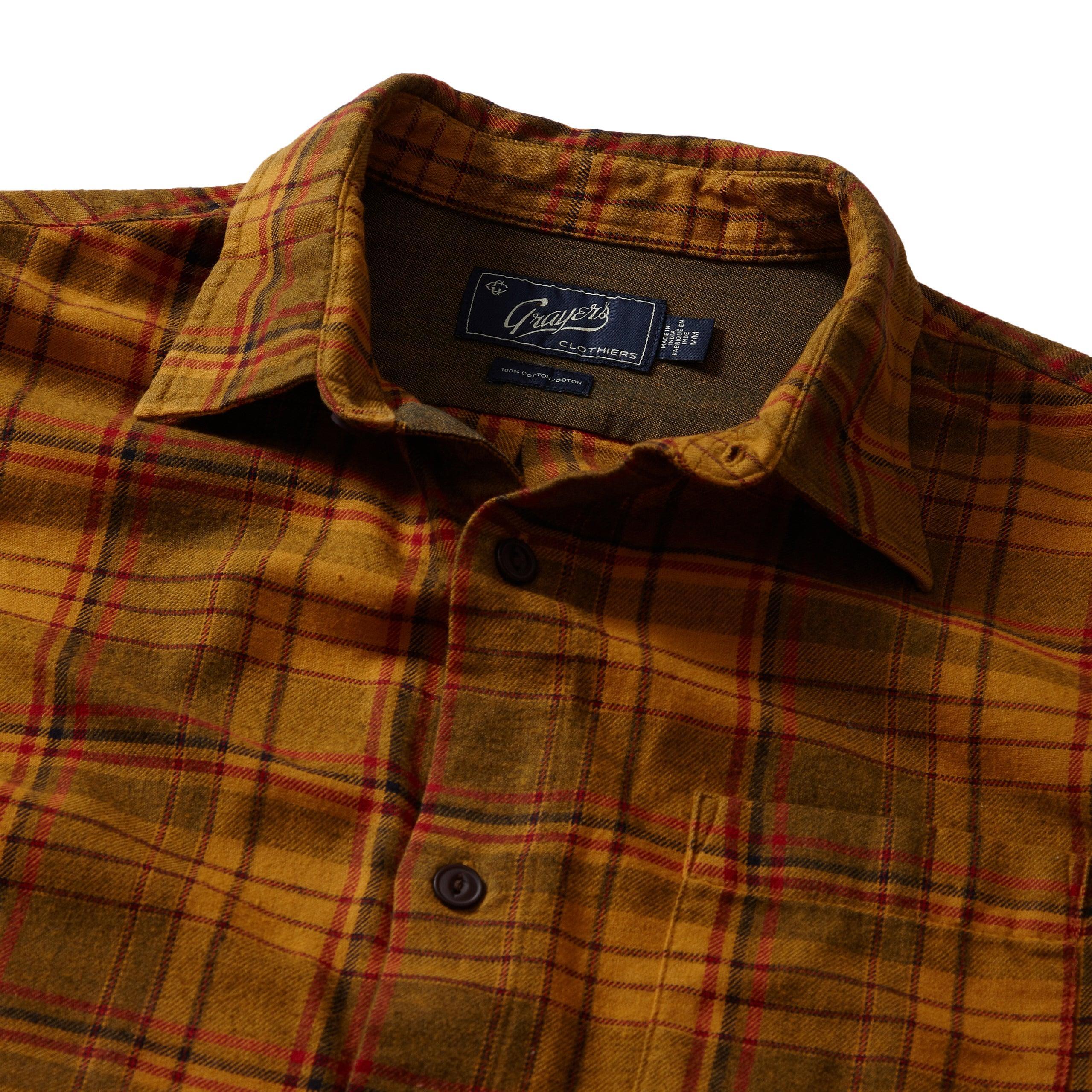 Hamden Retro Flannel - Spruce Yellow Product Image