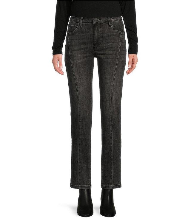 KUT from the Kloth Reese Straight Leg High Rise Princess Seam Fab Ab Technology Ankle Length Jean Product Image