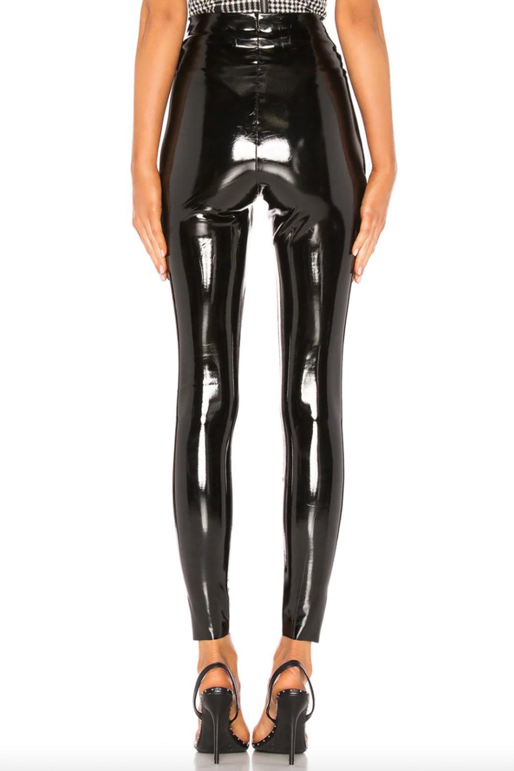 Faux Patent Leather Legging - Black Product Image