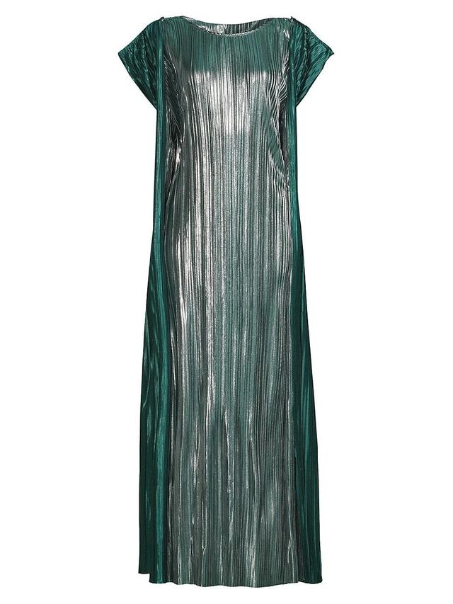 Womens Giselle Metallic Pleated Kaftan Product Image