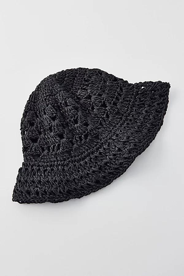 Woven Straw Bucket Hat Womens at Urban Outfitters Product Image