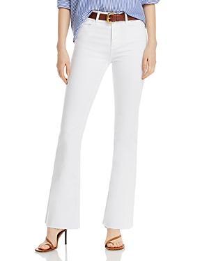 Ag Farrah High Rise Bootcut Jeans in Cloud White Product Image