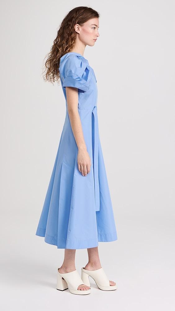 3.1 Phillip Lim Collapsed Bloom Sleeve Belted Dress | Shopbop Product Image