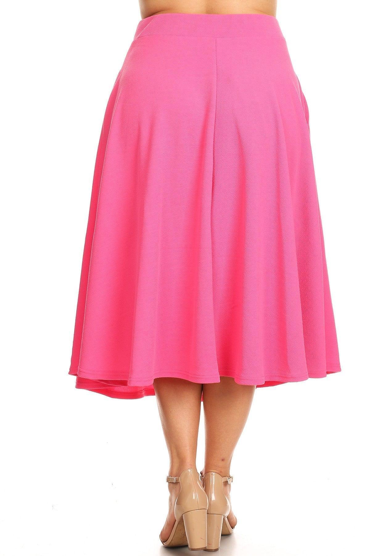 Tasmin Flare Midi Skirts - Plus Product Image